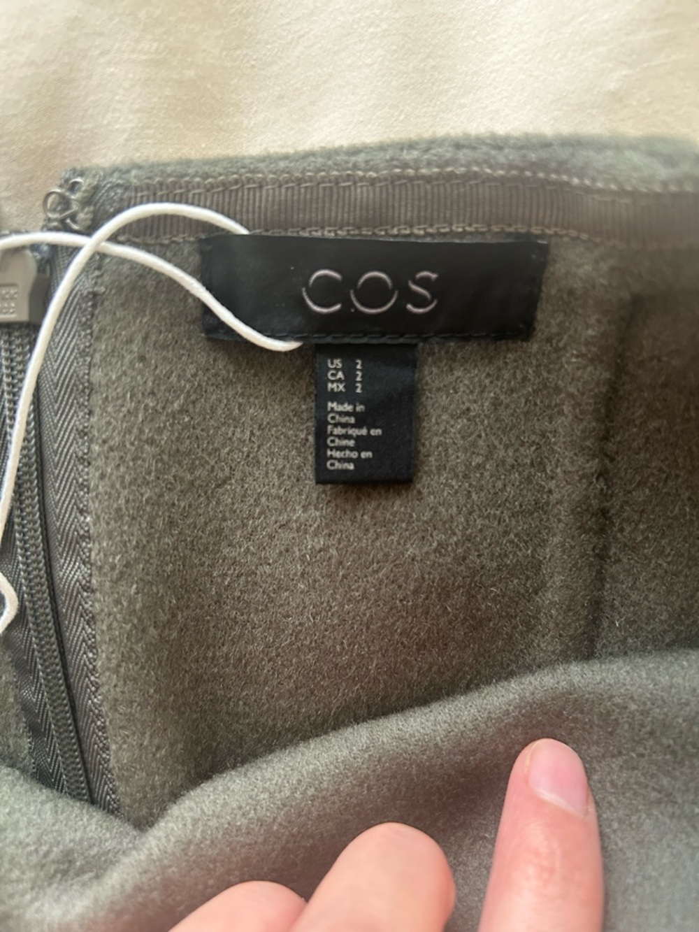 COS A-Line Skirt with Subtle Waist Panel - new without tag Never - Picture 2 of 5